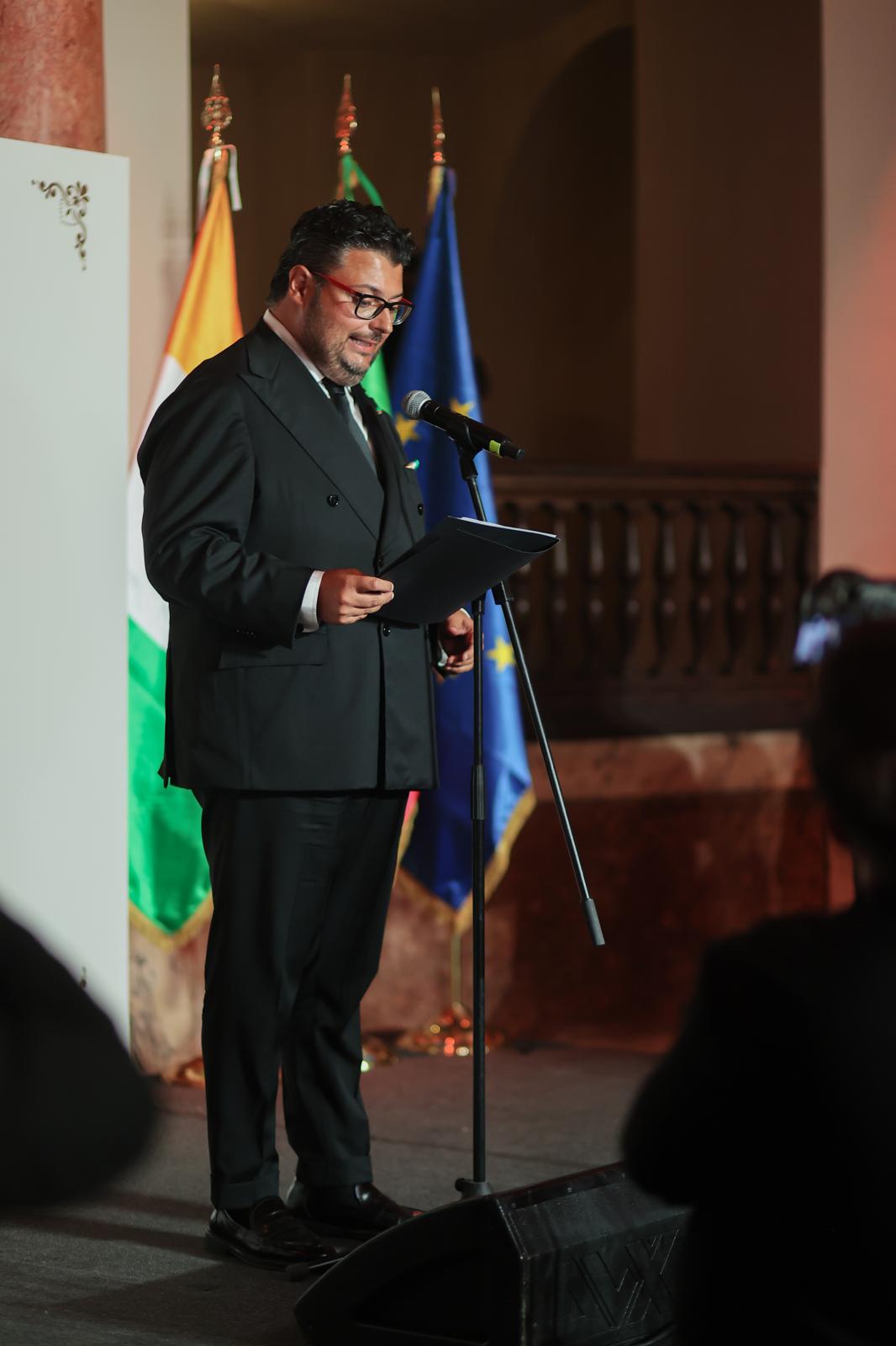 Alessandro Iovino all'inaugurazione del Consolato onorario della Costa d'Avorio a Napoli